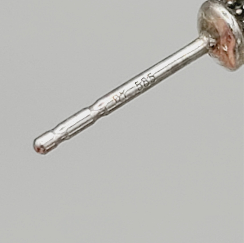 David Yurman Large Midnight Melange Hoop Earrings With Diamonds - Picture 12 of 12